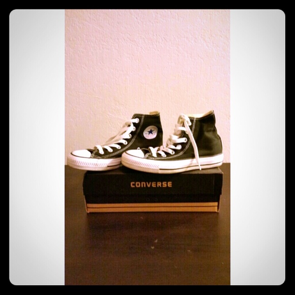 Converse High Tops in Black