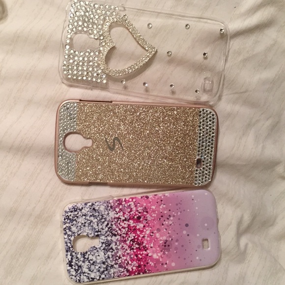 Accessories - Galaxy S4 cases Brand new Lots of bling. Set of 3