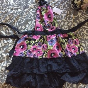 Floral apron from anthropolgie