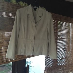 Wheat suede look jacket