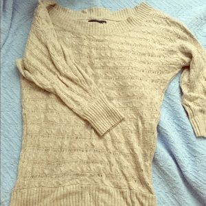 Cozy knit American Eagle gray short sleeve sweater