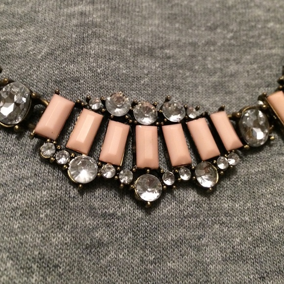 Downeast Basics Pastel Pink Statement Necklace NWT - Picture 3 of 4