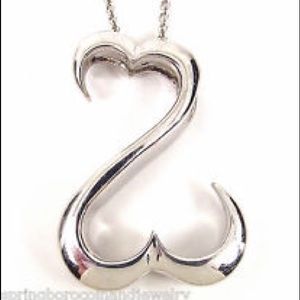 Kay Jane Seymour Open Heart Necklace