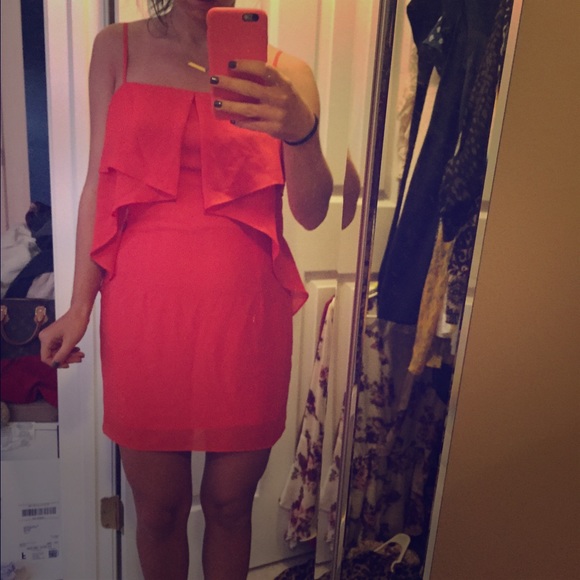 Adorable orange coral dress
