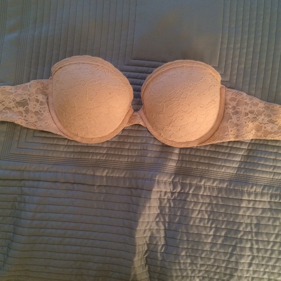 Victoria's Secret lace pink multiway push-up bra