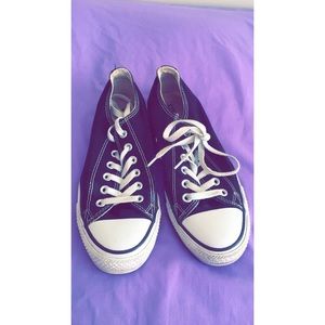 Black and white converse.  Women's size 8.