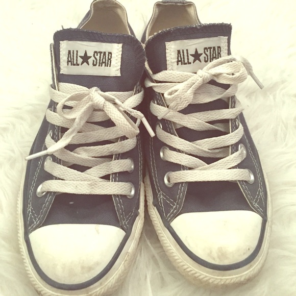 used navy converse