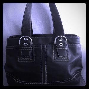 Coach leather soho bag