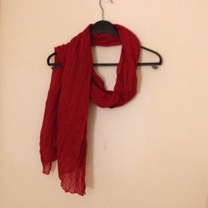 Red scarf