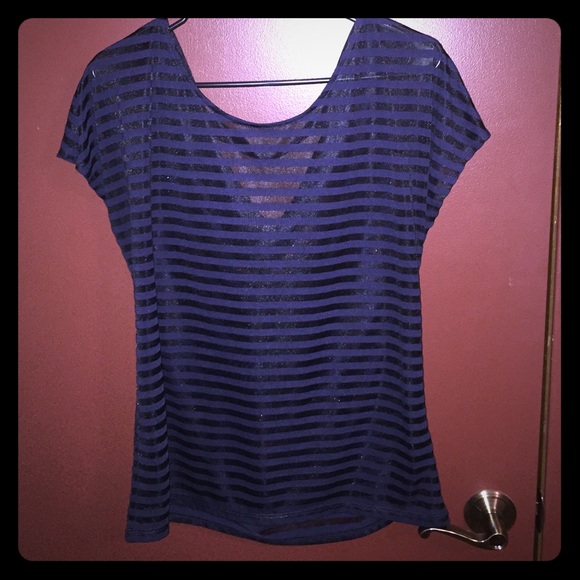 Navy blue blouse