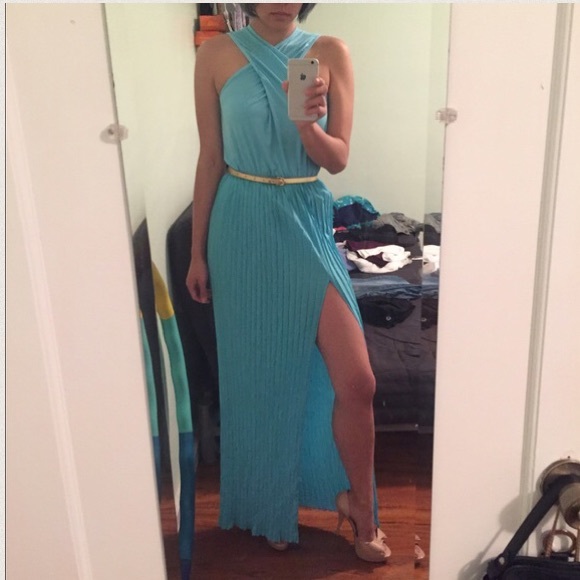 Mint Split Dress