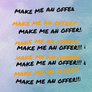 Make an offer! Prices are negotiable!