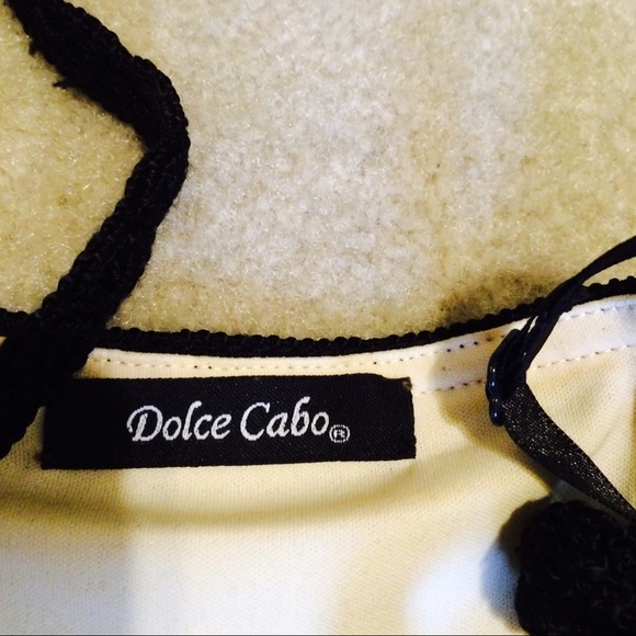 Dolce Cabo Black Nude Crocheted Dress - Picture 2 of 3