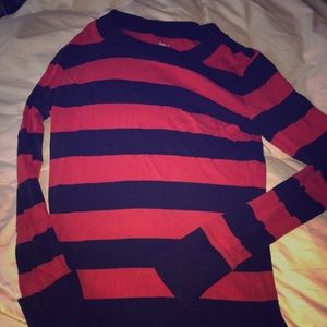 Gap striped long sleeve shirt