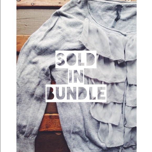 gray| lace ruffle cardigan