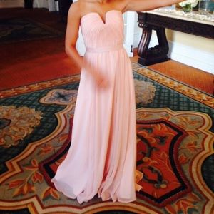 Angelina Faccenda Blush Dress