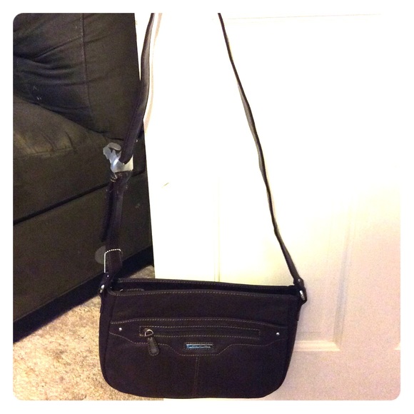 Dark brown hand bag
