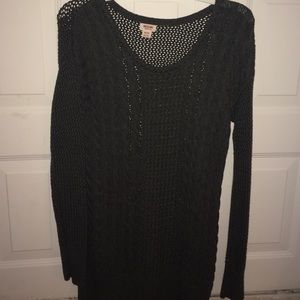 MOSSIMO KNIT SWEATER XL GRAY