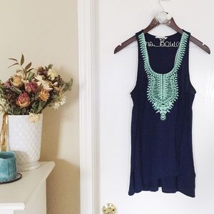 Embroidered Tank
