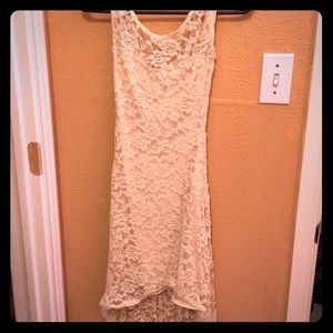 White lace dress
