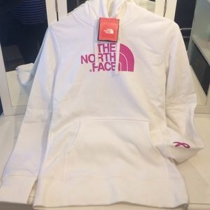 The North Face breast cancer awareness hoodie.