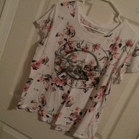 Floral cotton on shirt