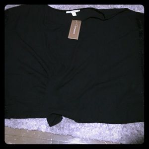 Brand new!! Francesca's black lace top