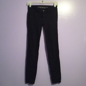 American Eagle Black Super Stretch Jegging
