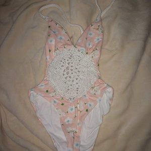 FRANKIES bikini one piece poppy