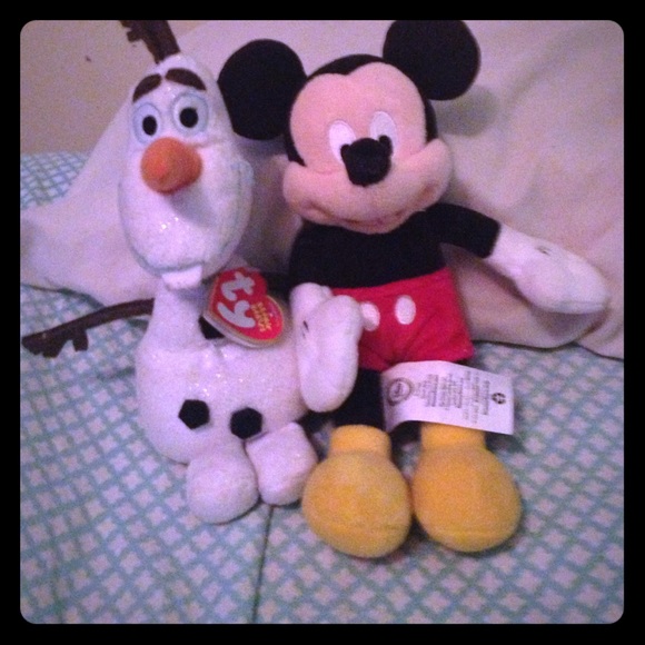 Mickey and Olaf