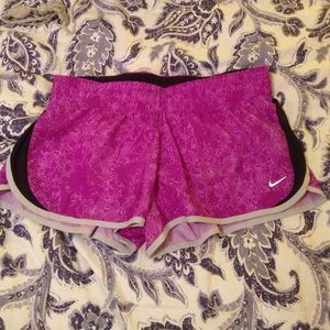 Nike ✨ Running Shorts w/ Pixel Purple Print