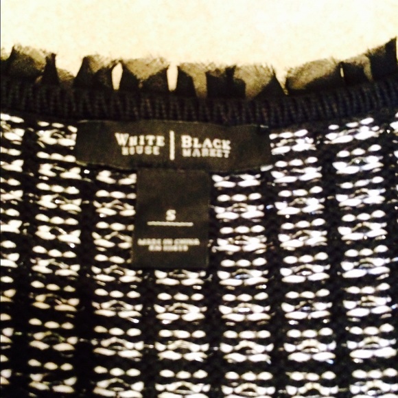 WHBM Black & White Bouclé Blazer - Picture 3 of 3