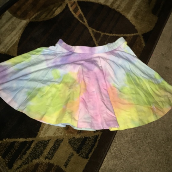 Rainbow skater skirt