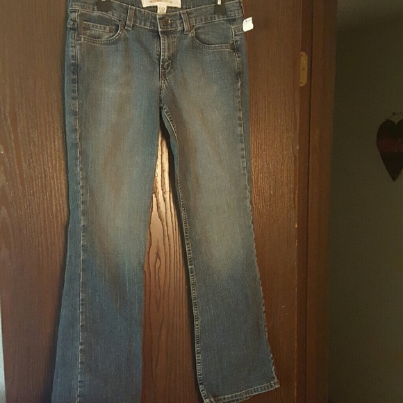 Very slightly flared jeans