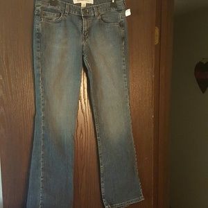 Very slightly flared jeans