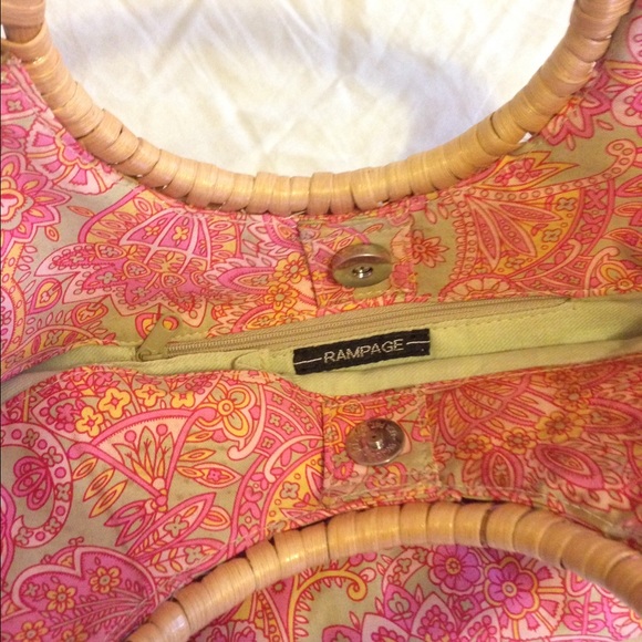 Summer Pink Floral rampage purse - Picture 2 of 2