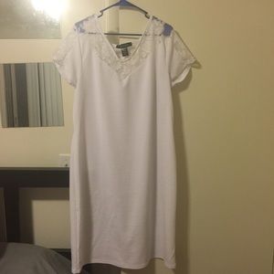 White Ashley Stewart dress