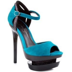 Jessica Simpson Casper Emerald Suede shoes