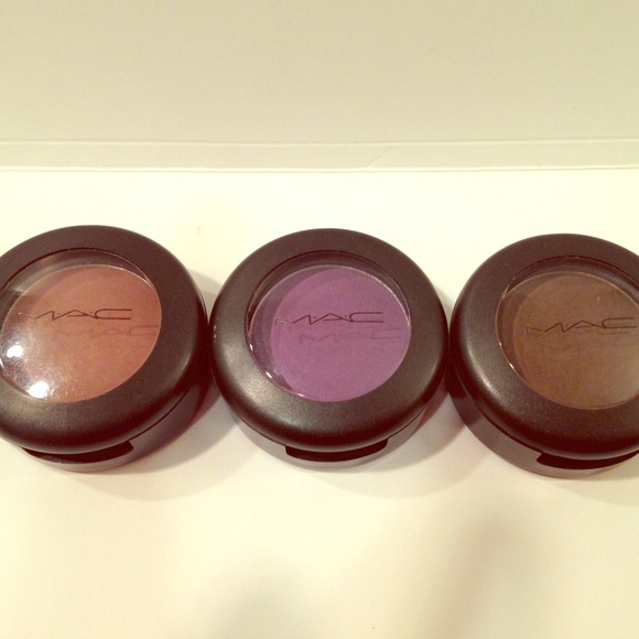 3 M.A.C eyeshadows - Haux, Purple Haze, Mystery
