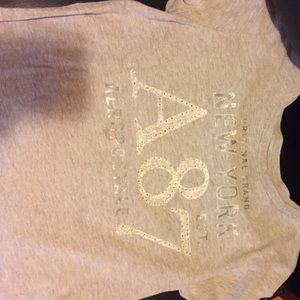 Grey and studded aero tee