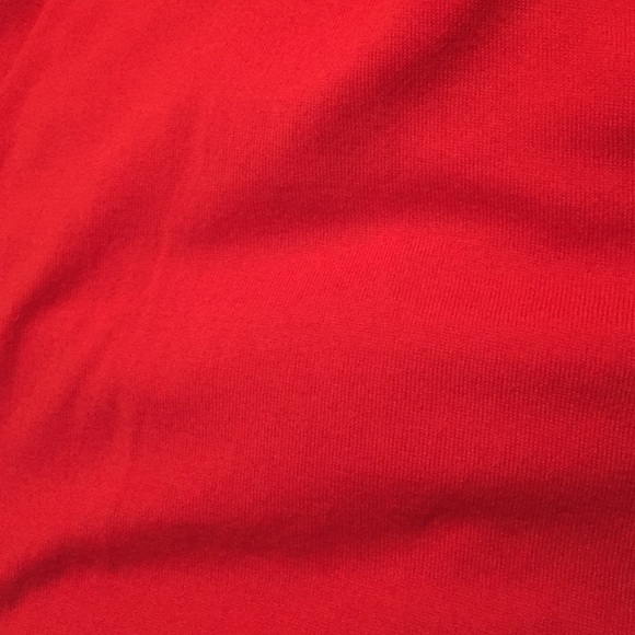 Red orange super soft sweater. - Picture 3 of 4