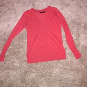 Red orange super soft sweater.