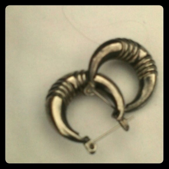 Bronze colored ear rings