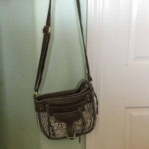 *LOWEST PRICE* Blue, white, brown, and lace purse