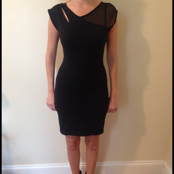 David Lerner LBD with sheer details