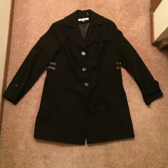 Kenneth Cole Jackets & Blazers - Kenneth Cole New York black winter pea coat