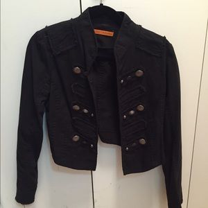 Black military jacket