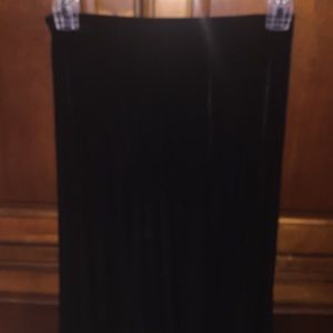 Long velvet black skirt. Never worn