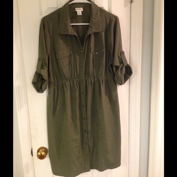 Maternity Shirt Dress