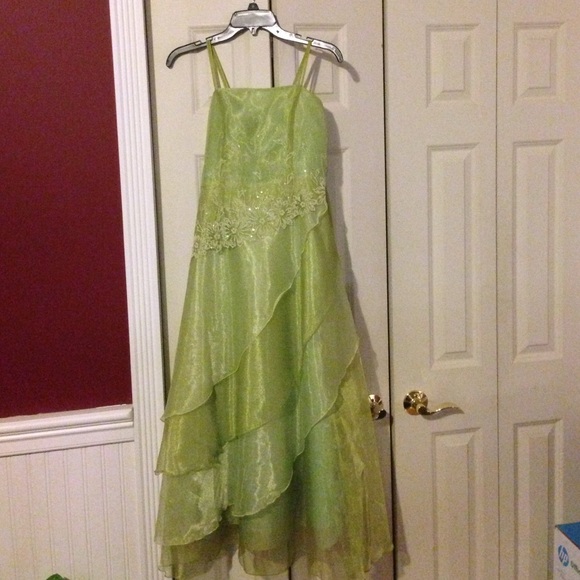 Fancy green dress